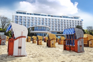 Fassade des Hotels Baltyk