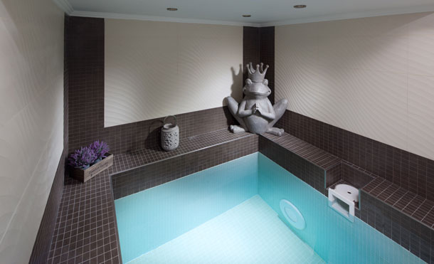 Abkühlbecken im Hotel Excelsior