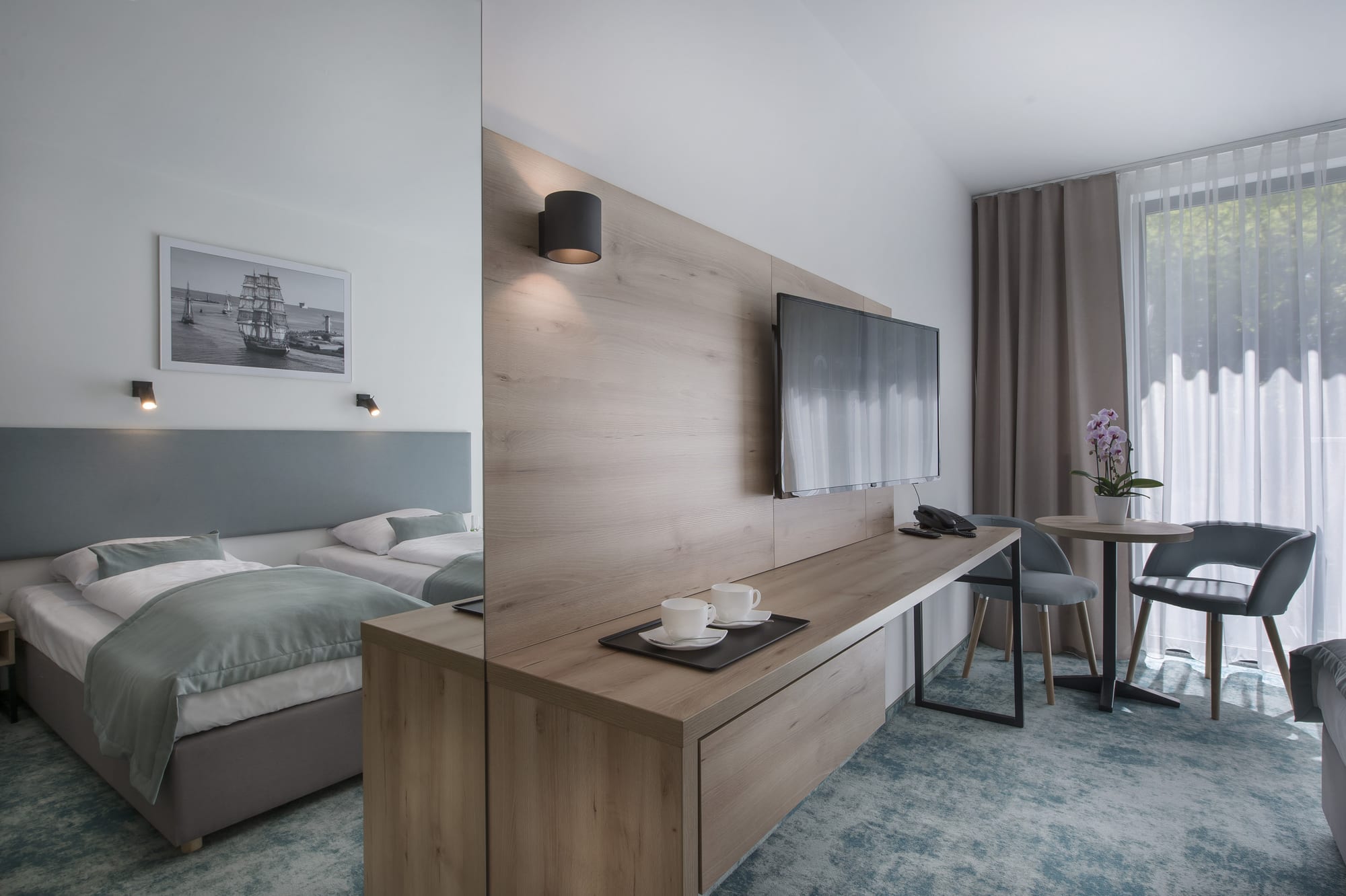 Elegantes Doppelzimmer im Hotel Henryk