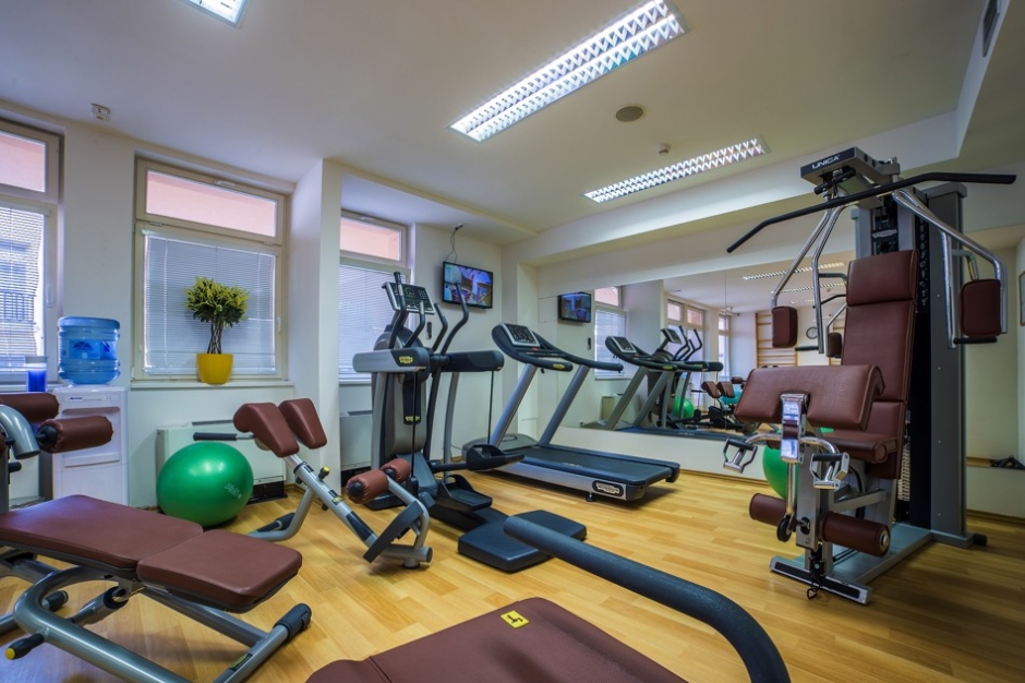 Wellnessbereich im Interhotel Central mit Sauna