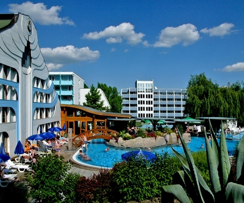 Schwimmbad im NaturMed Hotel Carbona