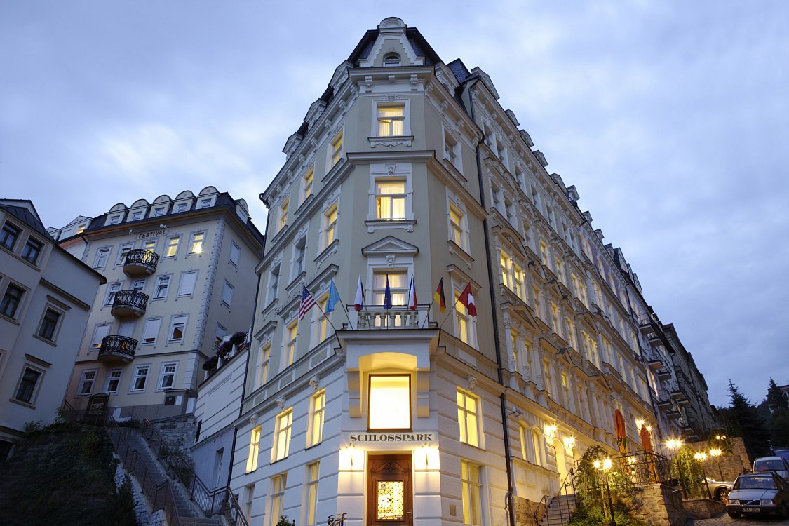 Außenansicht des Hotels Schlosspark