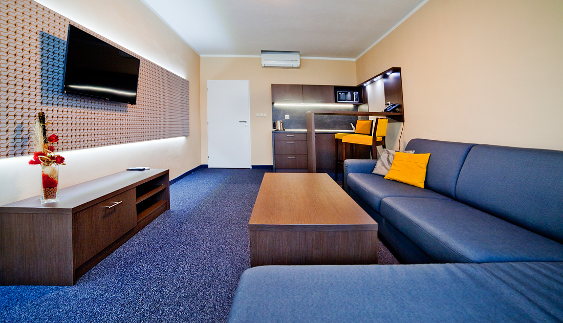 Helle und einladende Suite im Hotel Smaragd