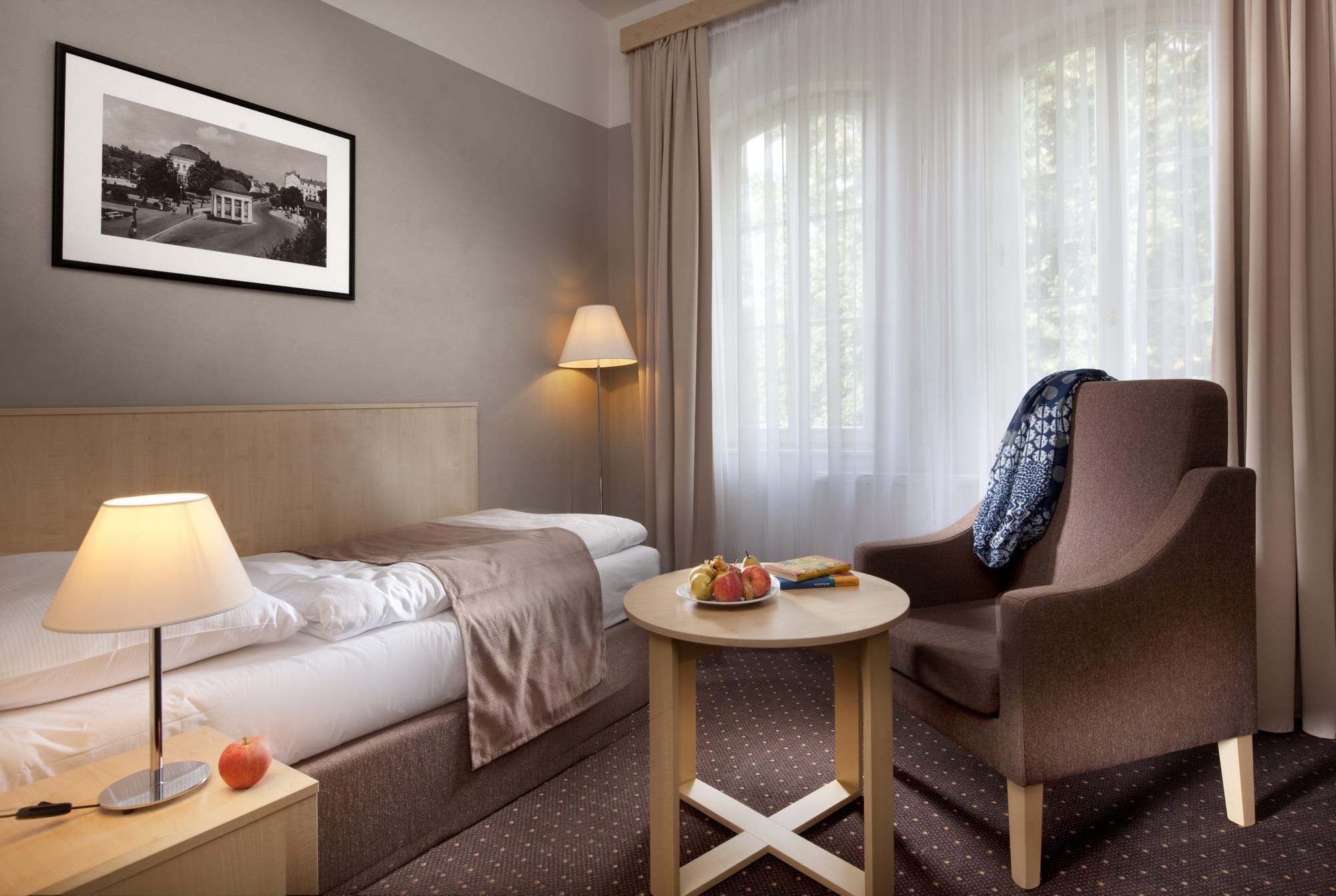 Einzelzimmer im Badenia Hotel Praha