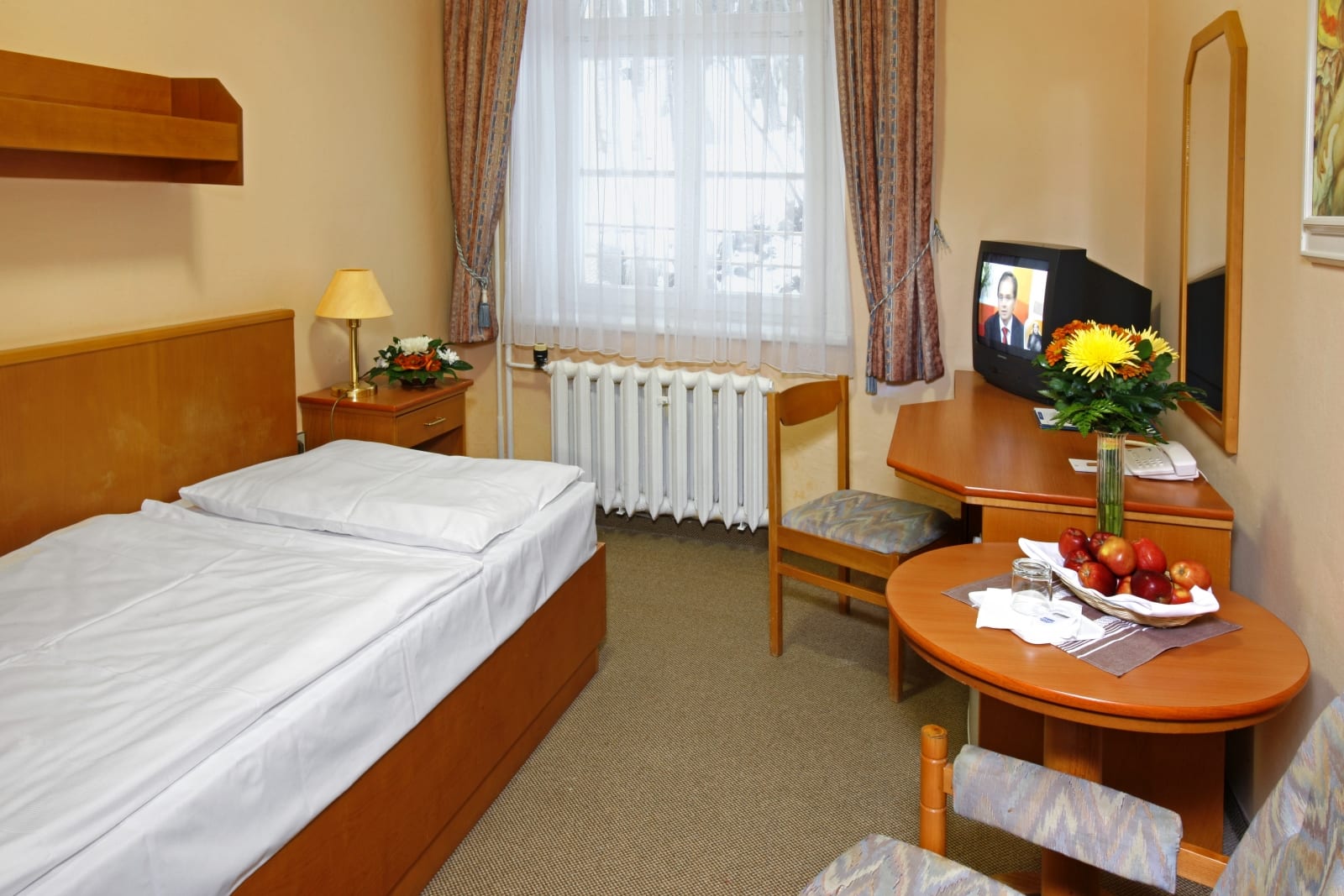 Einzelzimmer im Spa Hotel Vltava