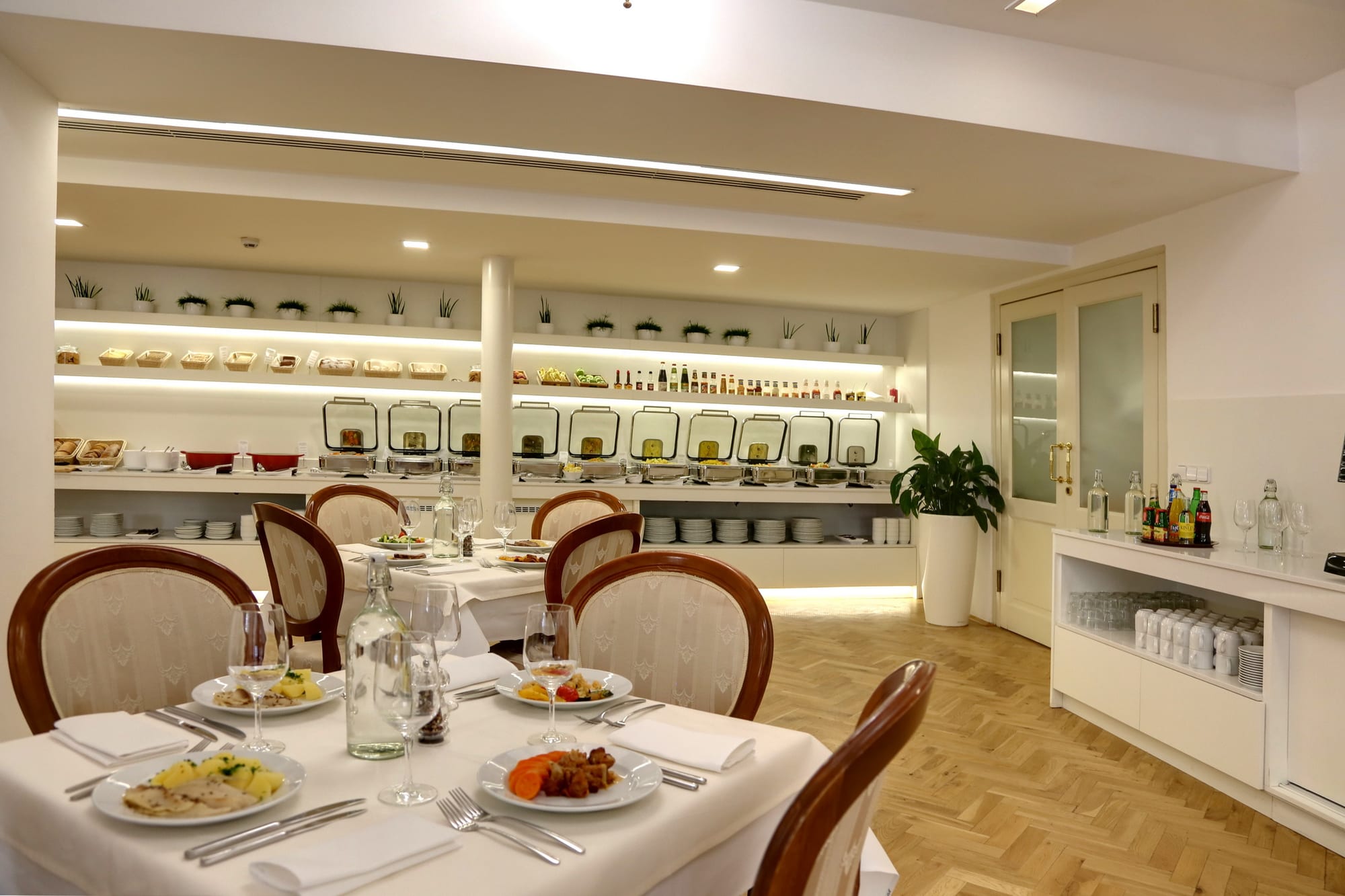 Gemütliches Ambiente im Restaurant