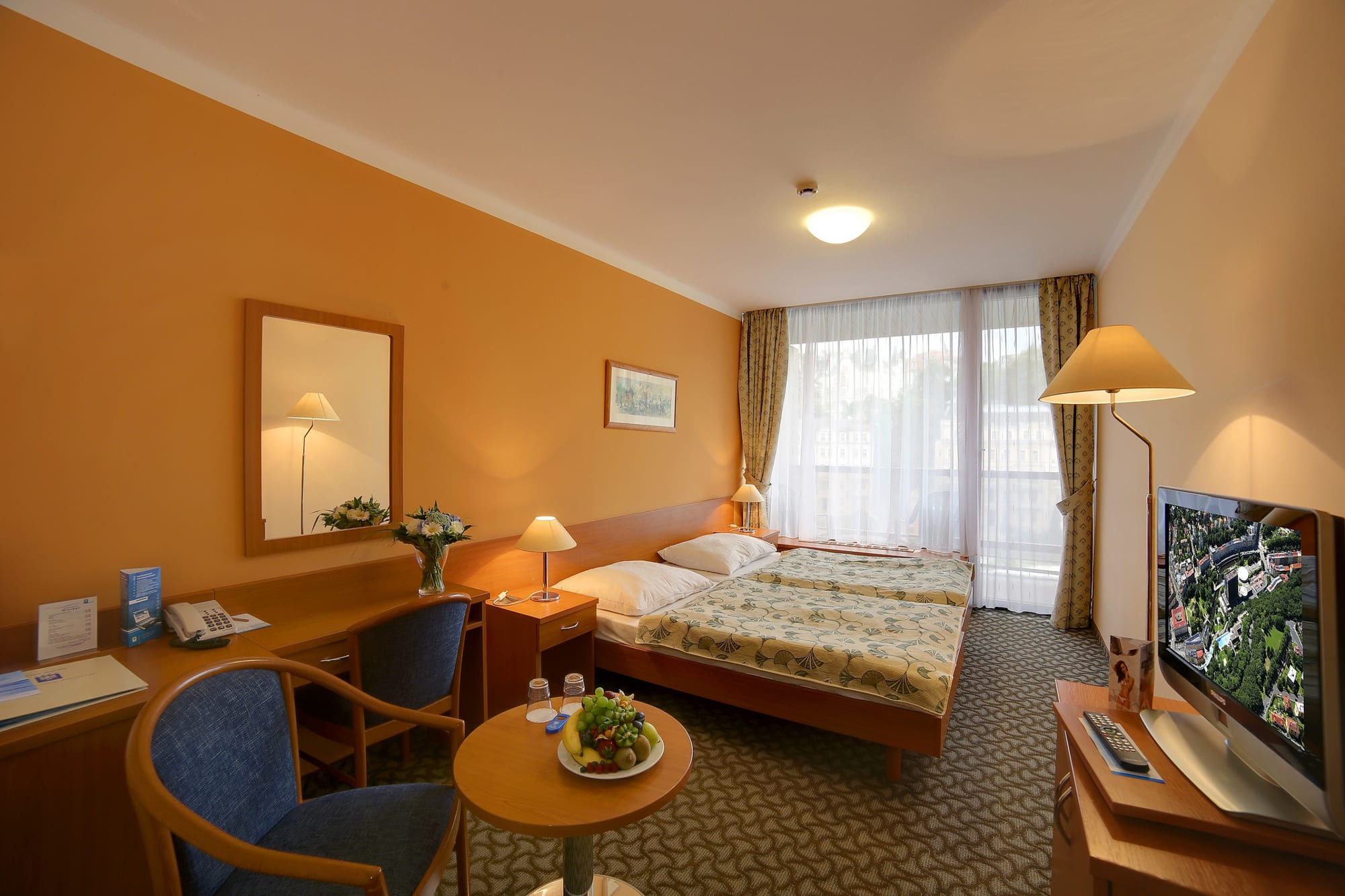 Komfortables Zimmer im Hotel Thermal