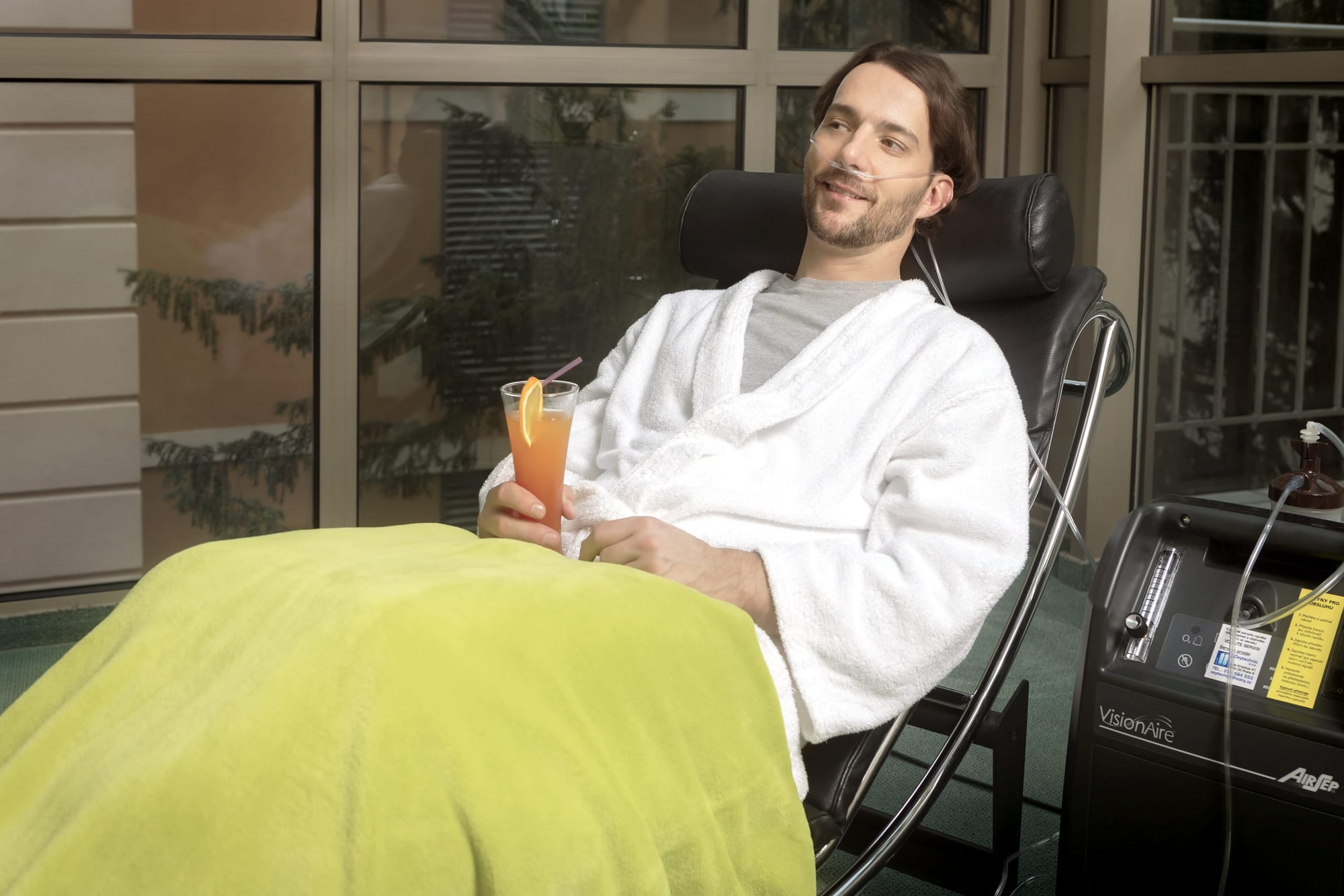 Sauerstofftherapie im Wellnessbereich