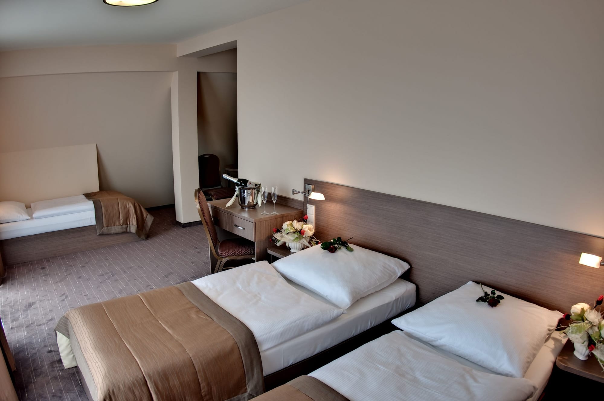 Badezimmer im Hotel Villa Martini