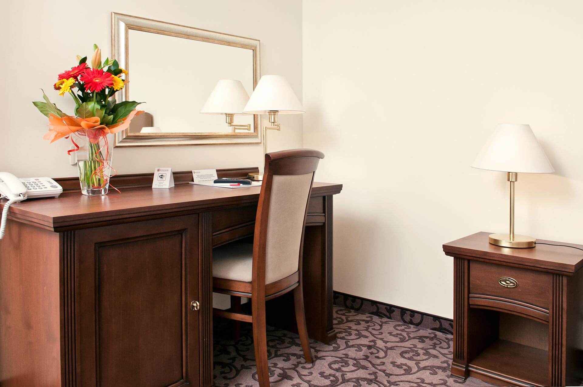 Gemütliches Doppelzimmer im Hotel Windsor