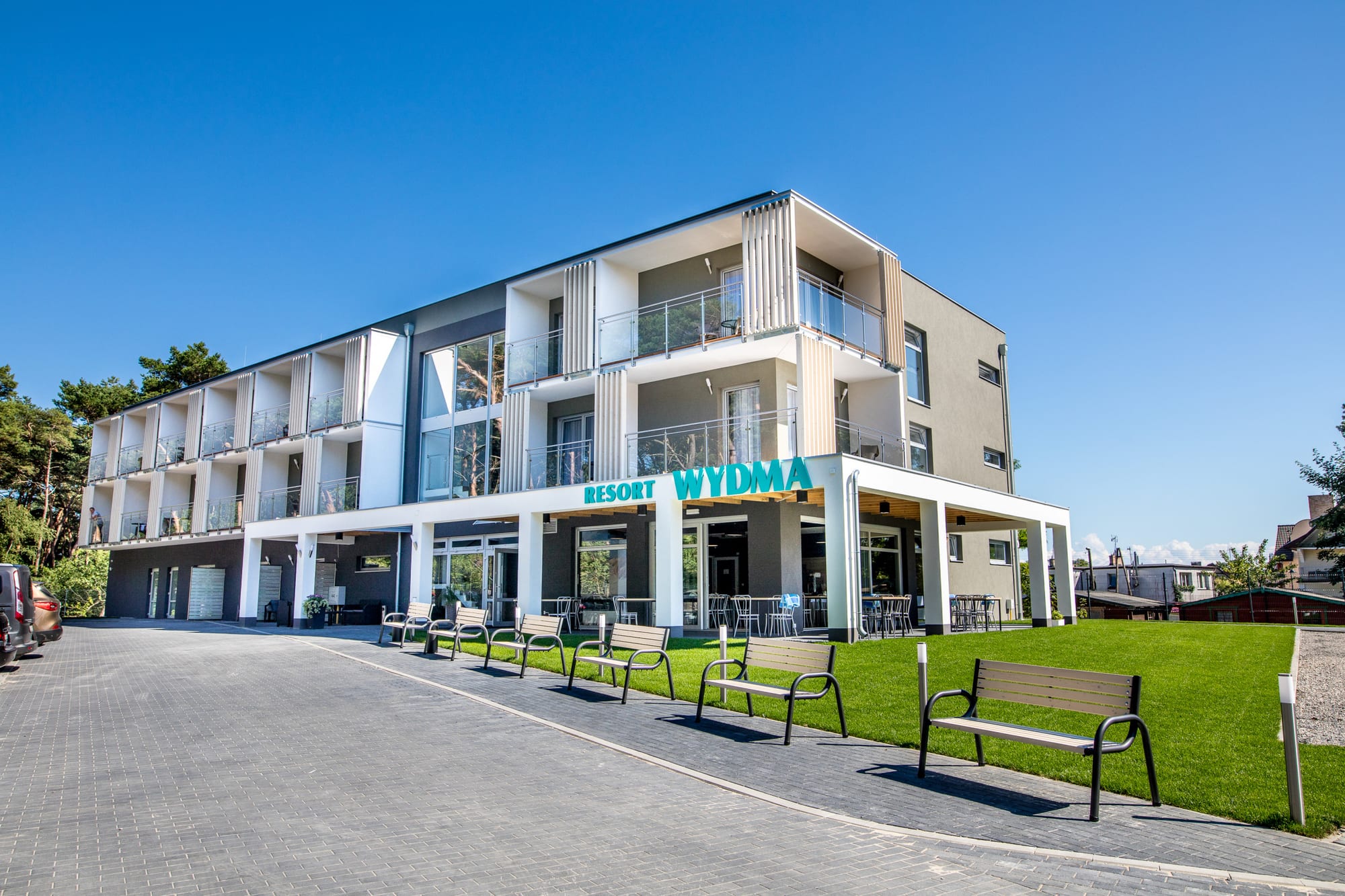 Wellnessbereich im Wydma Resort mit entspannender Atmosphäre